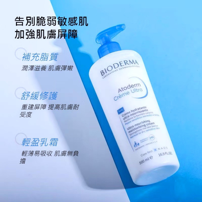 BIODERMA 貝德瑪PP身體乳500ML